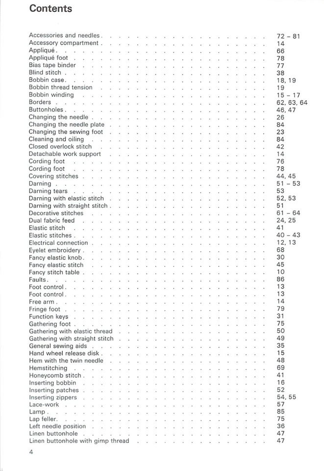 PFAFF Tiptronic 6230 Tipmatic 6110 6120 6150 Instruction Manual: 90 Pages - Image 3 of 4