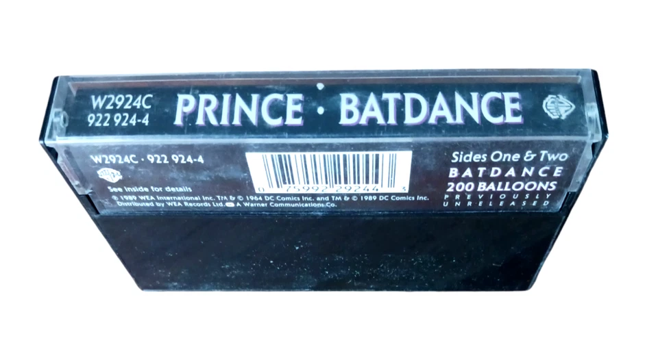Prince - Batdance from Batman Movie Original Cassette Tape Single WB 1989 - Image 2 of 4