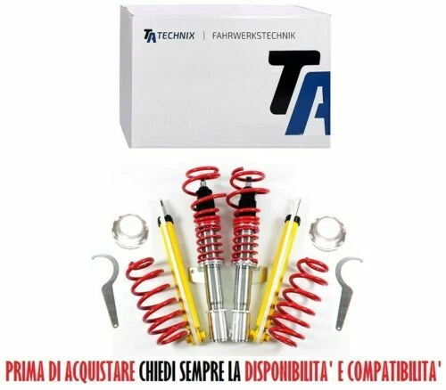Ammortizzatori rossi per auto tuning ed elaborate
