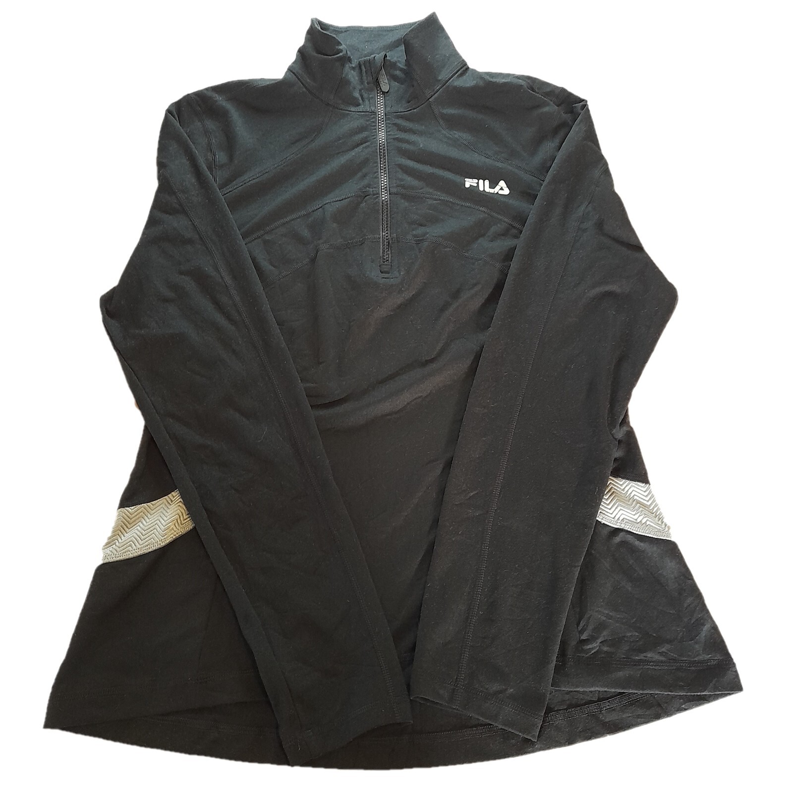 Tuta donna FILA top 1 4 zip grande bianco grigio poliestere sportiva