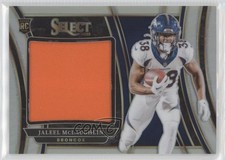 2023 Select Jumbo Rookie Swatches Silver Prizm 89/99 Jaleel McLaughlin pe8