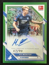 Max Moerstedt 2025-26 Topps Chrome Bundesliga Green Refractor Auto /99 #BA-MMO