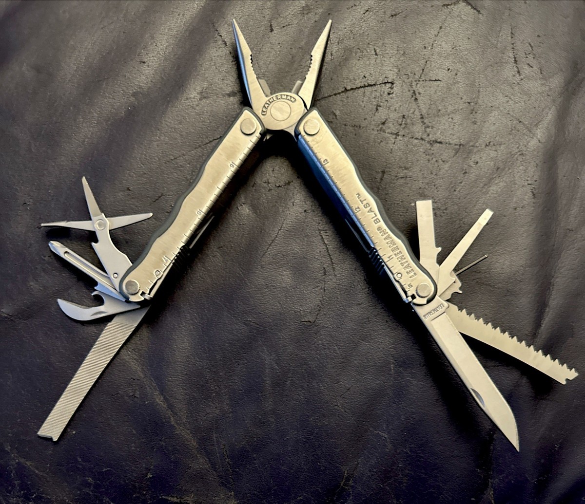 Leatherman Blast Multitool Stainless Steel | eBay