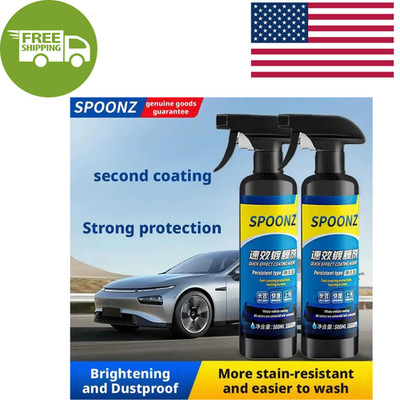 500ML Nano Ceramic Car Coating Spray Quick Coat Wax Polish Kit