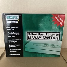 Digitus 8 Port Fast Ethernet Switch Netzwerks...
