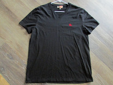 Burberry Shirt black Red Monogram V Neck Short Sleeve Casual XXL-see descript