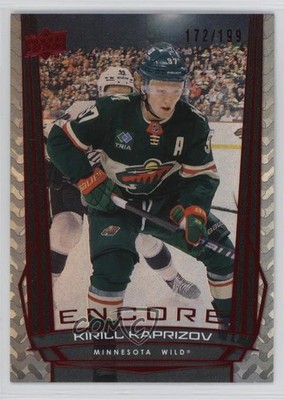 2025-26 Upper Deck Series 2 Encore Red 172/199 Kirill Kaprizov #E-144 3d2
