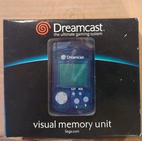 2000 DreamCast Visual Memory Unit VMU (MK-50121) Blue Vintage OpenBox NEW fr/shp