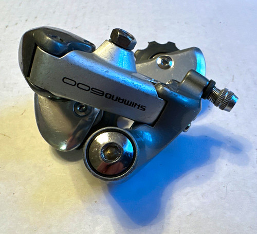 Shimano 600 RD-6400 Rear Derailleur Short Cage Bolt-On 6-Speed Silver