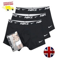 NIKE MEN'S BOXERS UNDERWEAR PACK OF 3 BLACK ( S/M / L / XL )