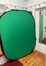Neewer Chromakey Backdrop 6 ' X 5' green blue screen, collapse to 25" diaX 1 "