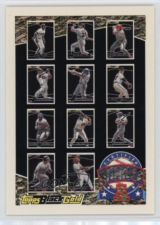 1993 Topps Black Gold Prizes Barry Bonds Will Clark Darren Daulton Larkin 0g46