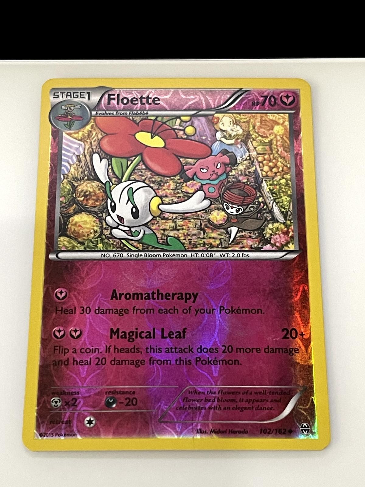 Floette 102/162 Uncommon BREAKthrough Pokemon Reverse Holo Near Mint