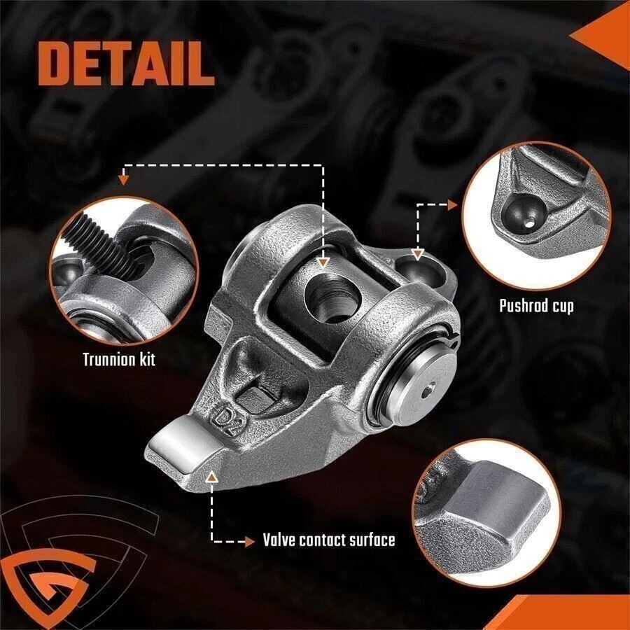 Juego de brazos basculantes + pernos para Chevrolet GMC LS LS1 4,8 L 5,3 L 5,7 L 6,0 L 6,2 L Foto 3 de 4