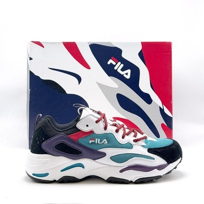 *NEW* Men FILA Ray Tracer Tennis Shoe WHITE / BLACK (1RM00729430)  