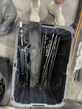13. Lot of 7 Light Stands Stand Bag