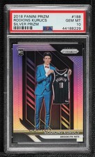 2018-19 Panini Prizm Silver Prizm Rodions Kurucs #188 PSA 10 GEM MT 5w7