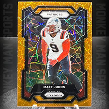 2023 Prizm - Matt Judon - #207 ORANGE LAZER PRIZM PATRIOTS MINT