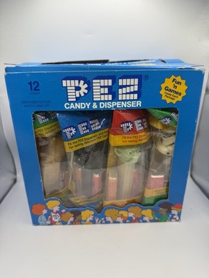 Vintage Pez Candy & Dispenser Star Wars Sealed 12 Count Display Box