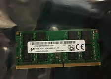 Micron DDR4 SDRAM 16GB Laptop Memory Ram PC4-2666V SODIMM MTA16ATF2G64HZ-2G6E1