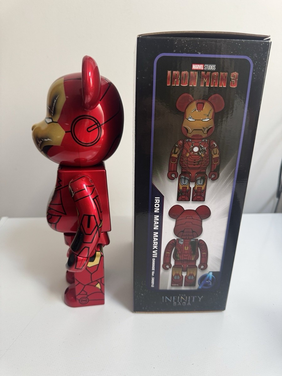 Bearbrick IRONMAN MARKVII DAMAGEVer.400％ Bearbrick X Marvel Iron Man 3 (Iron Man Mark VII Damage Ver) 400