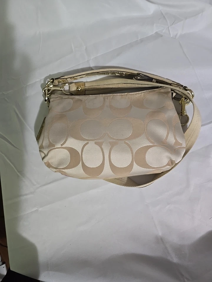 Bolso Bandolera Coach Poppy Signature C Multicolor Floral Bolsillo con Cremallera Foto 2 de 4