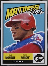 2001 Upper Deck Vintage #M14 Ivan Rodriguez Matinee Idols Baseball NM