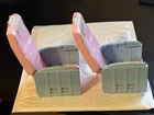 Vtg 1999 Barbie Blue Jumbo Jet Seat Replacement Chairs