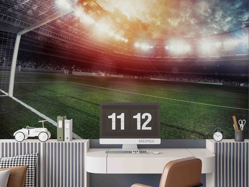 3D Stadium Night Scene Wall Murals Wallpaper Murals Wall Sticker 2 - Picture 1 of 11