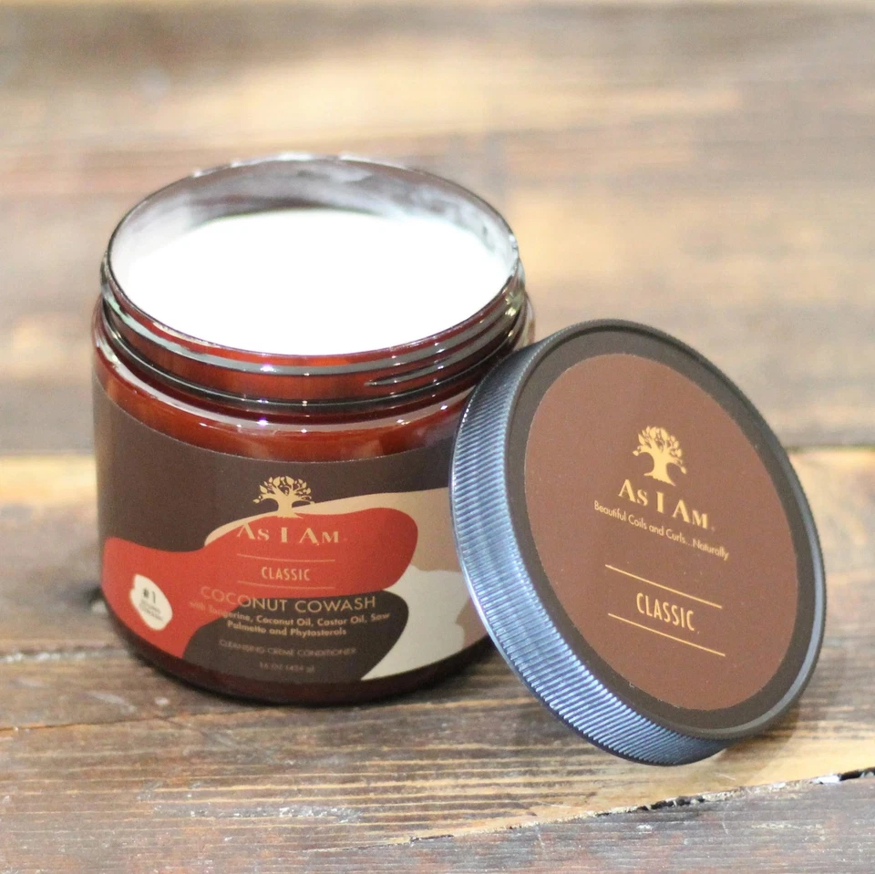 As I Am - Classic - Crema acondicionadora de coco Cowash (16 oz 454 g) Foto 2 de 2