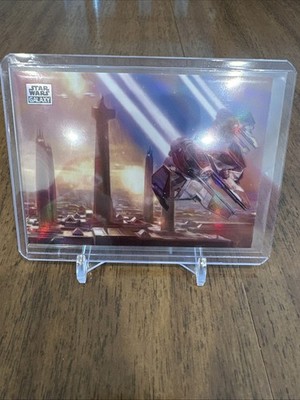 2025 topps chrome star wars galaxy eta-2 Actis-class Interceptor #46 Refractor