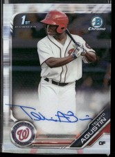 2019 Bowman Chrome #CPA-TA Telmito Agustin Prospects Autographs