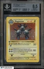 1999 Pokemon Base Set 1st Edition Thin Stamp #9 Magneton Holo R BGS 8.5 NM-MT+