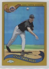 2002 Topps Chrome Gold Refractor Steve Trachsel #476 tw0