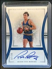 2023-24 Panini National Treasures Rick Barry On-Card Auto Autograph #07/35...