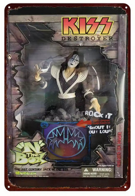 KISS Destroyer: Ace Frehley Aluminiumschild 40 x 30 cm