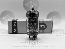 1x Philips ECC82 Long Welded Plates [] Getter...