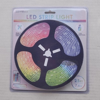 ST Simply TECH LED Strip Light - 25 Feet - Flexible - Multicolor - USB Connect
