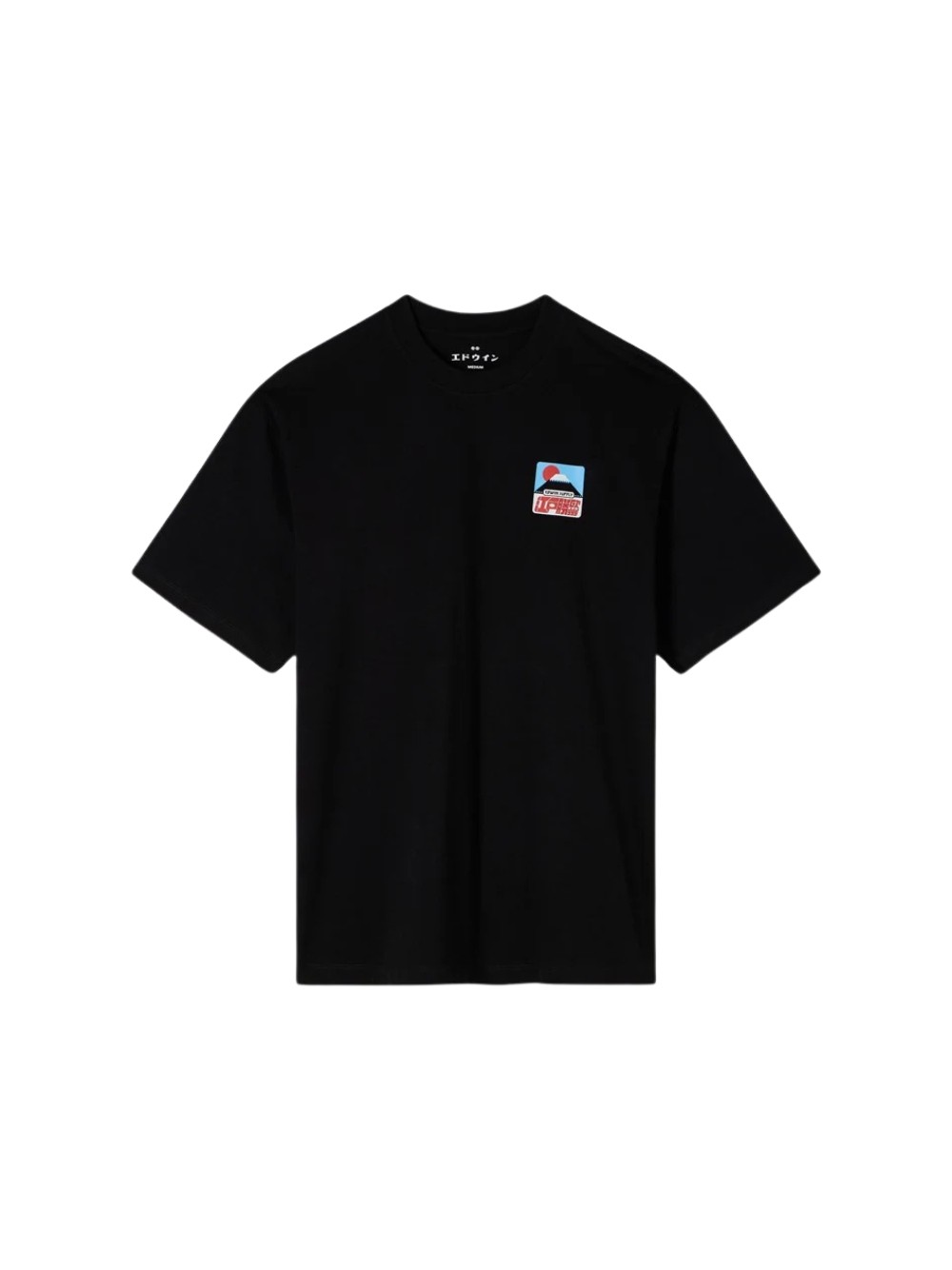 Футболка Edwin Fall Herren, aus reiner Baumwolle, обычная посадка, Farbe Schwarz,...