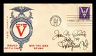 US COVER WORLD WAR II WIN THE WAR FDC SCOTT 905 SADWORTH PATRIOTIC CACHET