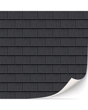 3 Sheets Self-Adhesive Roof Tiles and Shingles for Dollhouses Scale 1:12 (Roo...