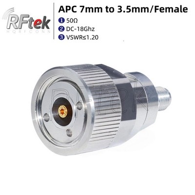APC 7mm to 3.5mm Female Network Analyzer Agilent HP8753  Millimeter Wave Adapter