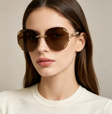 Gucci New Women's Sunglasses Model GG7204, Size 61-15-140