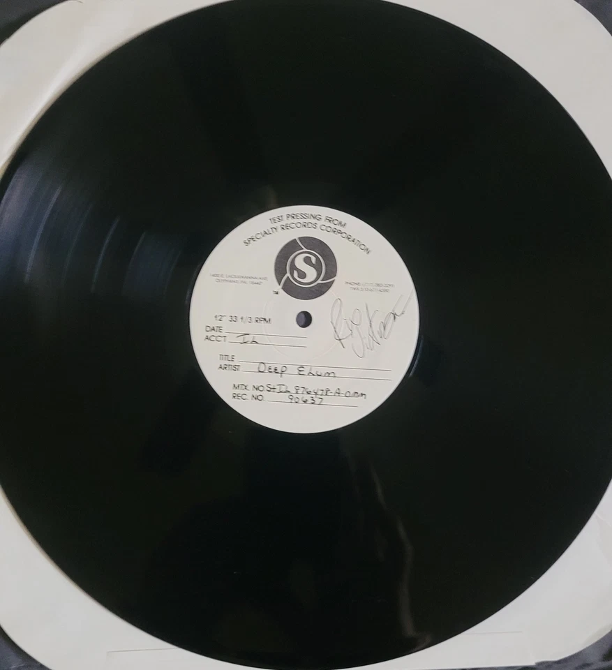 ISLAND RECORDS INC. LP/CASS LABEL COPY TEST PRESSING "DEEP ELUM" - Image 4 of 4