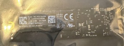 Apple/Samsung 512GB Flash SSD MZ-JPV512S 2013-2015 Mac Pro Retina 655-1960