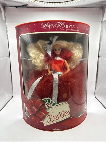 1988 Happy Holidays Barbie Special Edition Mattel Holiday Doll NRFB Vintage