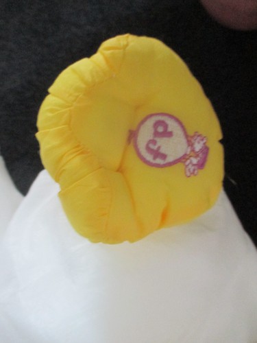 Fisher Price Puffalump Duck Plush Chick White Yellow (spot on stompach) - Picture 4 of 4