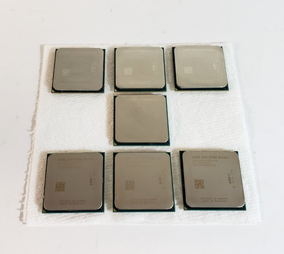 Lot of 7 AMD A10-9700 3.50GHz CPU 4-Core Socket AM4 Processors