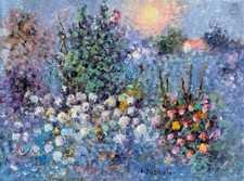 ANTONIO PASCIUTI 30x40 olio su tela anni '90 con archivio su foto