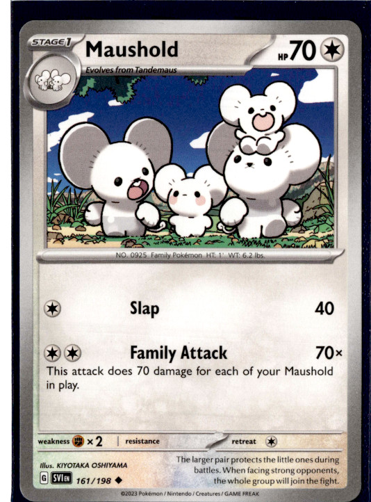 Maushold - 161/198 - Pokemon Scarlet & Violet